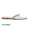White Fancy Flat Sandal For Women 2388