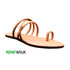 Pink Toe Loop Flat Sandal For Women 2333