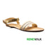 Rose Gold Slingback Flat Sandal For Women 2358