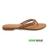 Brown Stylish Ragzeen Slipper For Womens 2396 Flat Style