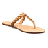Beige Casual Braided Strap Flat Sandal For Women 2315