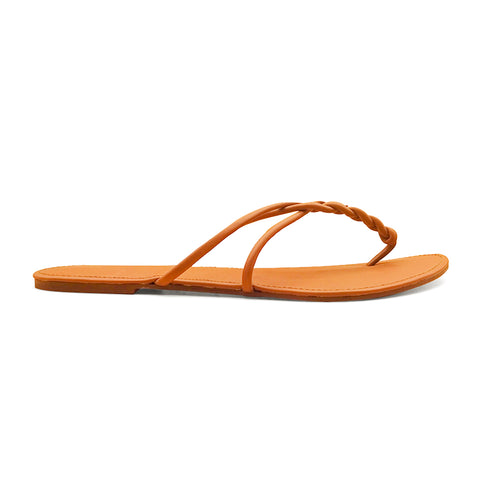 Brown Casual Flat Sandal For Women 2340