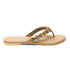 Beige Crystal Flat Sandal 2346 For Women