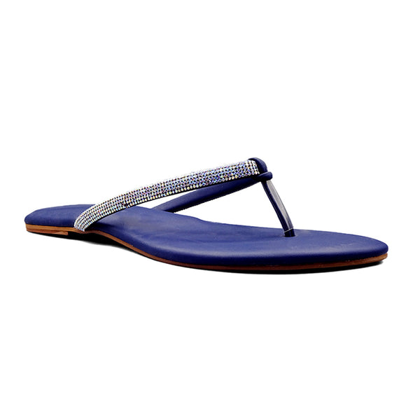 Blue Facny Mesh Flat Womens 2360