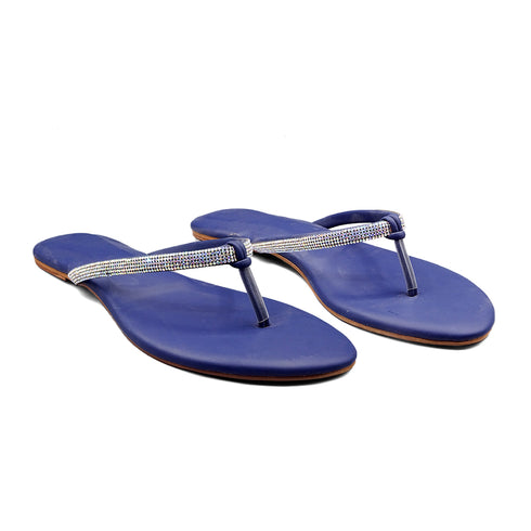 Blue Facny Mesh Flat Womens 2360