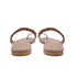 Beige Braided Toe Ring Flat For Women 23100
