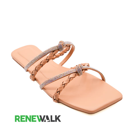 Fancy Mesh Casual Womens Flat 23102