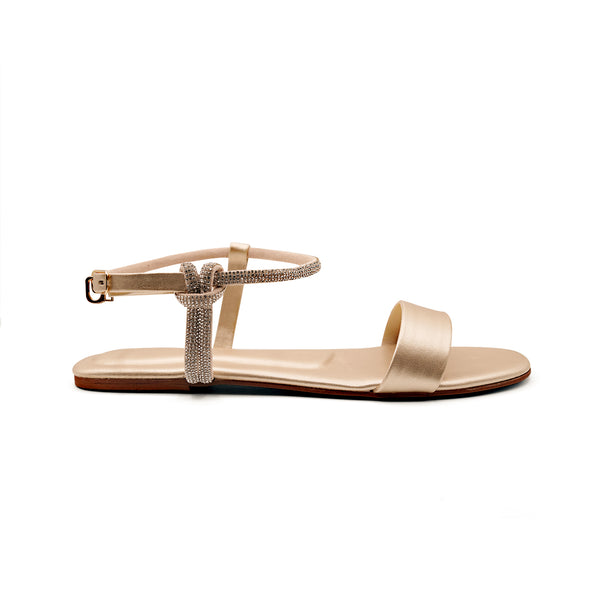 Gold Soft Casual Flat For Girl Renewalk 2380