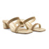 Gold Crystal Block Heel 4527 Sandal For Women