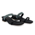 Black Braided Fancy Heel Sandal 4528 For Women