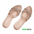 Rose Gold Fancy Partywear Sandal For Womens Renewalk 4518