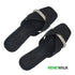 Elegant Black Stylish Renewalk 4520 Sandal