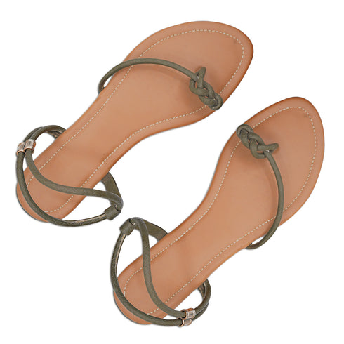 Brown Casual Daily Wear Flat For Women 2397
