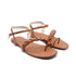 Braided comfy Ankle strap Flat Sandal For Women 2379