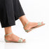 Light Green Flat Buckle For Womens Party Wear 2313