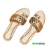 Braided Toe-Ring Flat Sandal For Women 2339