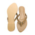 Beige Crystal Flat Sandal 2346 For Women