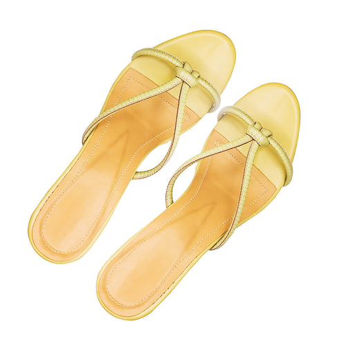 Open-Toe Knotted Strap Heel Sandal For Women 4510