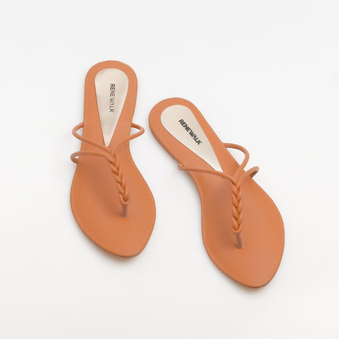 Brown Casual Flat Sandal For Women 2340