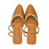 Brown, Pink, White Party Wear Flat Mules For Women 2368